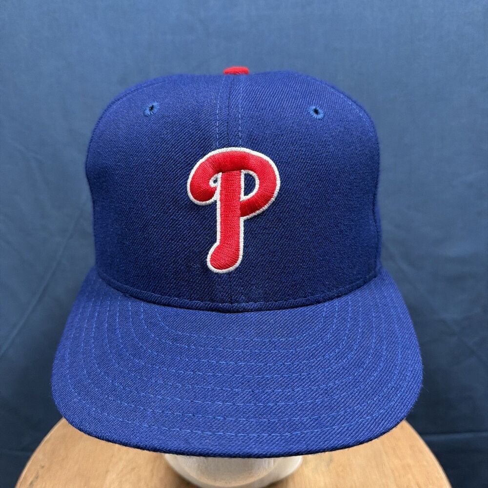 Vintage Phillies New Era 5950 Pro Model Diamond Collection Wool Fitted 7 5/8